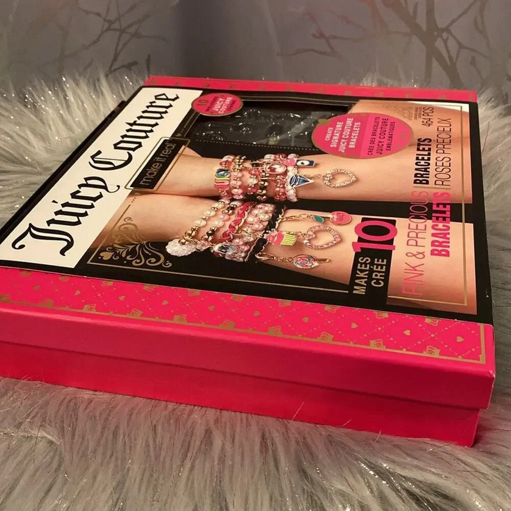 BNWT JUICY COUTURE Make It Real Create Your Own Bracelet Gift Box Set